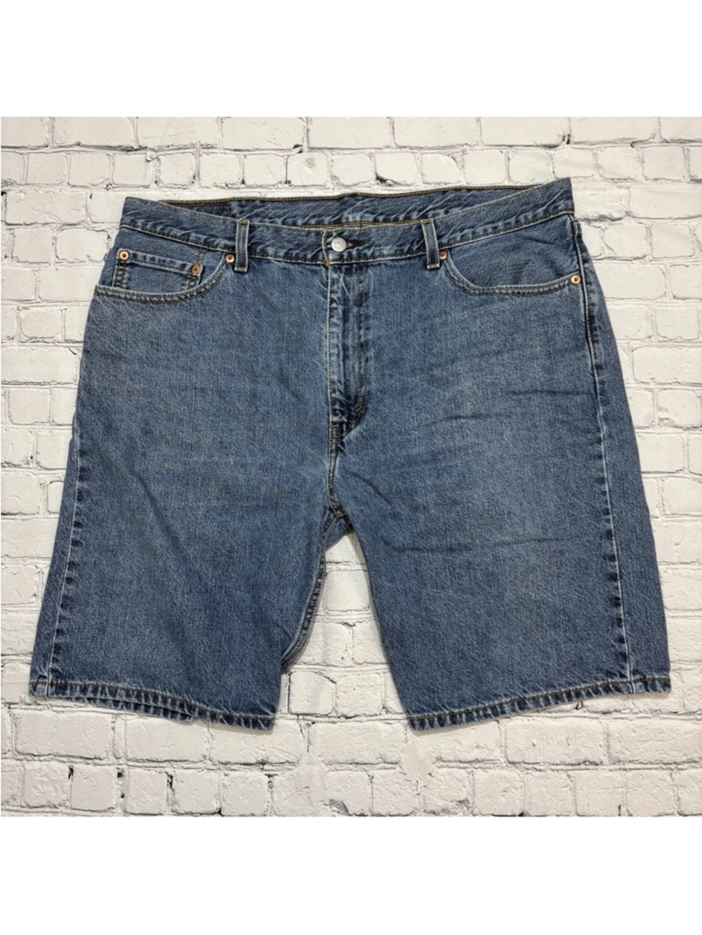 Levi’s Shorts Men’s Size 40 Blue 100% Cotton Levis 505 Denim Shorts Jeans Jorts